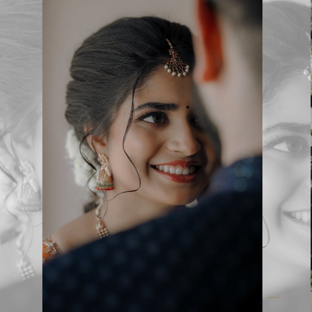 Pre-wedding couple portrait